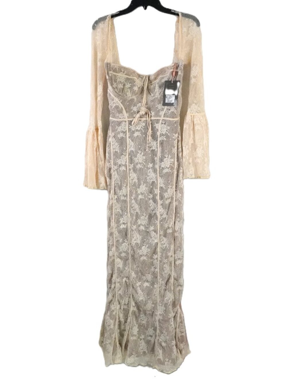 House of CB Delilah Cream Lace Maxi Dress in Size L+ Bigger Cup (D-E) - NWT - Picture 2 of 10